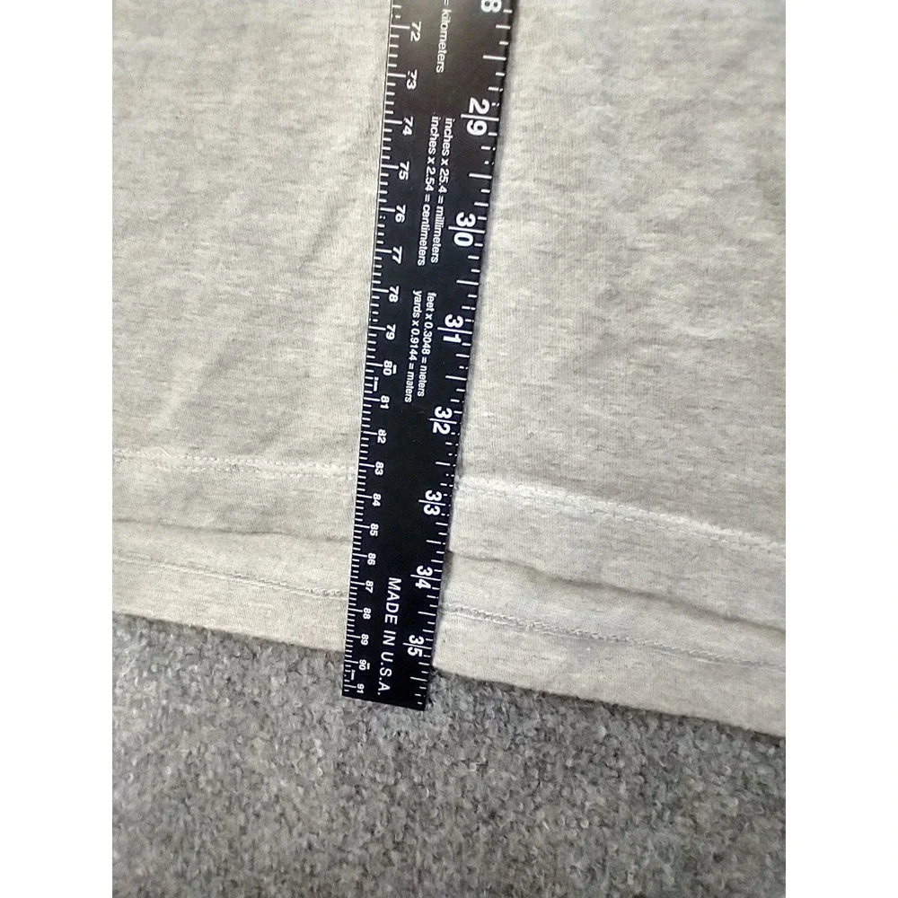 Champion Mens T-Shirt 3XT Gray Heather Script Logo Big & Tall Short Sleeve Tee - Picture 6 of 9